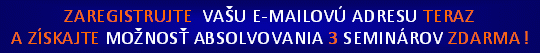 Bezplatné zasielanie informácií - Akadémia Plus